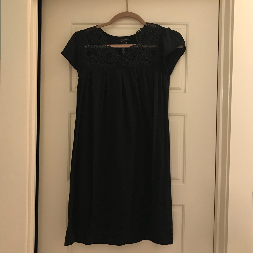 Banana Republic Lace Neck Dress